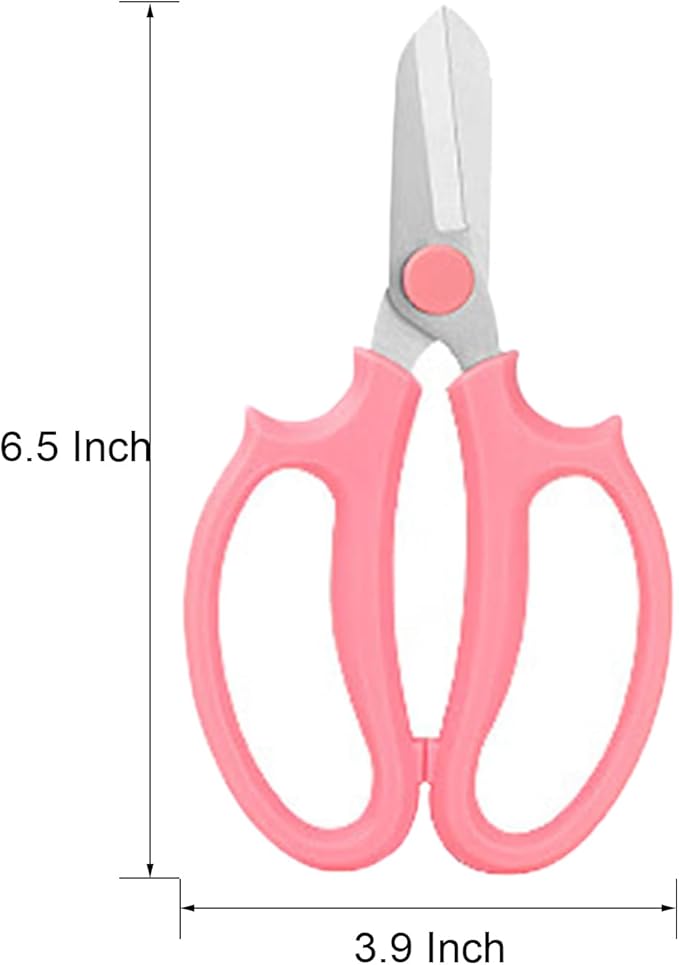 Flower Scissors - Stainless Steel Floral Scissors, Florist Cutters for Stems, Garden Plant Shears
