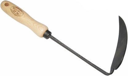 DeWit Korean Right Hand Hoe - Versatile Ho-Mi Garden Tool with Tempered Boron Steel Blade & Ash