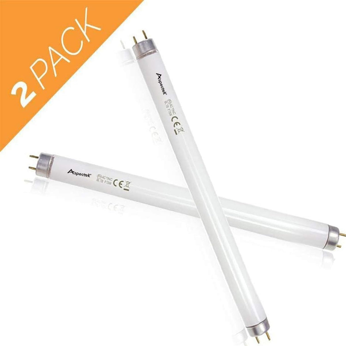 ASPECTEK Bug Zapper Mosquito UV Lamp Replacement Bulbs - Pack of 2X 10W UV Light Tubes, Compatible