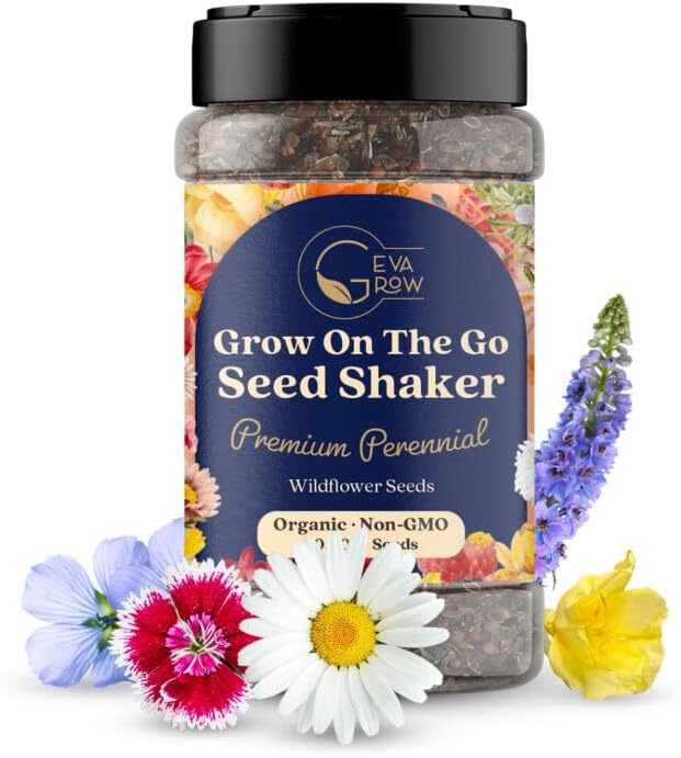 Wildflower Seed s – Perennial Flower Seeds Mix to Plant Anywhere, by Geva Grow | 12-Type Beautiful