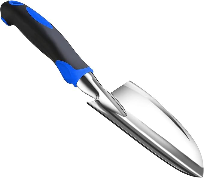Garden Tool Shovel for Digging Gardening Trowel for Lawn Planting Alloy Spade Plastic Handle Anti