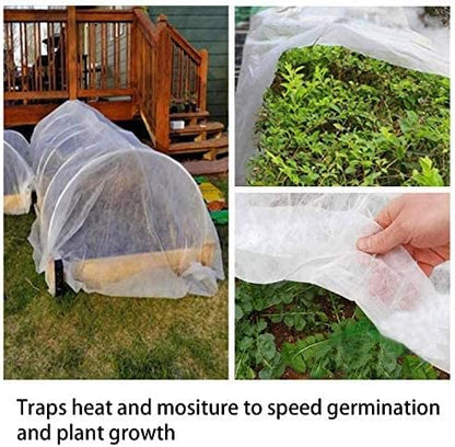 Alpurple Winter Plant Covers Freeze Protection - 19.6 x 6.5 Feet Warm Rectangle Plant Protection
