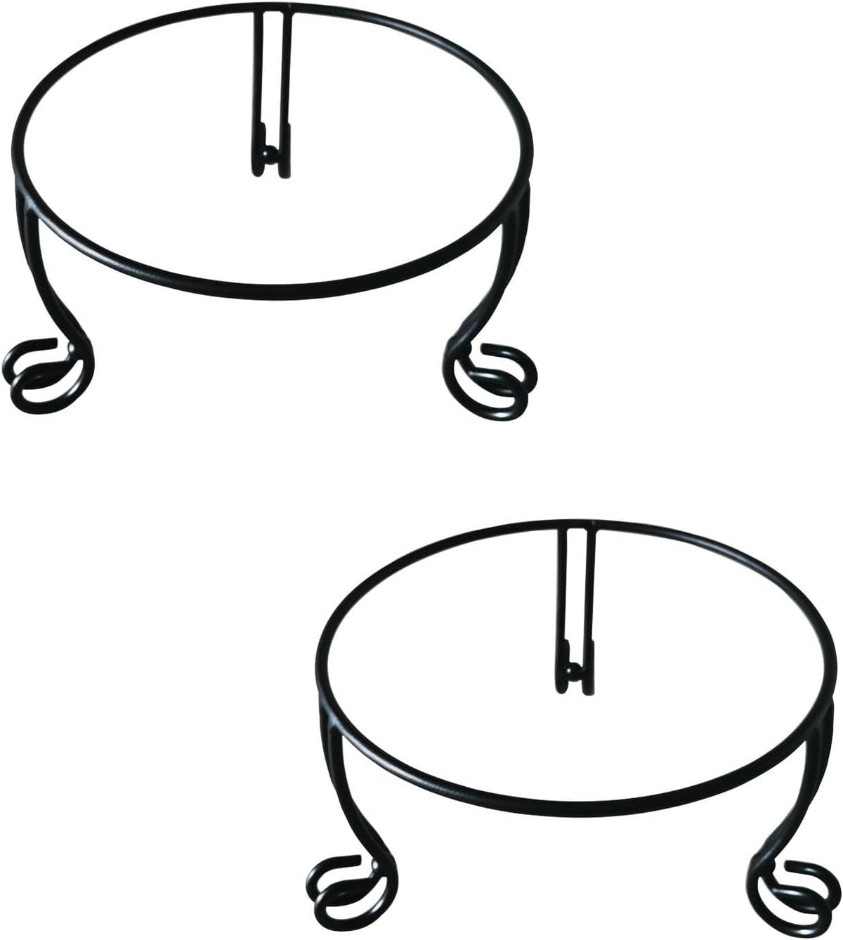 2 Pack Metal Gazing Ball Stand for 10 or 12 Inch Outdoor Garden Gazing Globes,Metal Display Stand
