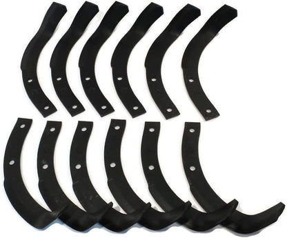 RAParts New Tiller Tine Set Fits Honda 72461-723-700 72465-723-700 RotoTiller Cultivator
