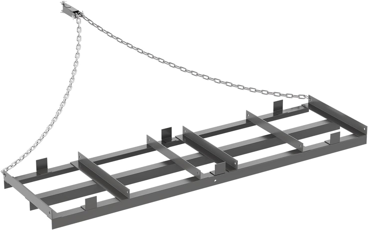 6FT Drag Harrow for ATV, Tractor & UTV, Heavy Duty Tow Behind Driveway Grader with 6FT Chain Link