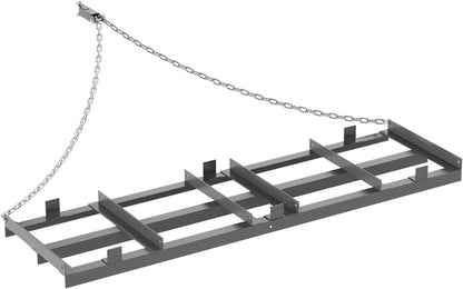 6FT Drag Harrow for ATV, Tractor & UTV, Heavy Duty Tow Behind Driveway Grader with 6FT Chain Link