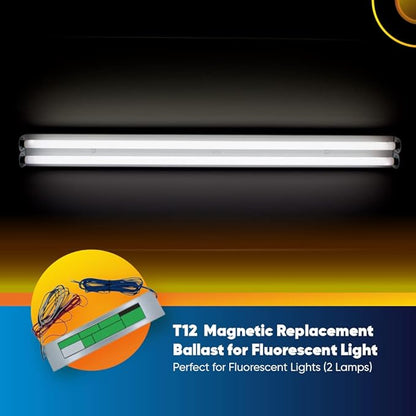 Replacement for Advance SM-2E75-S-TP Ballast by Technical Precision - 2 Lamp T12 Ballast - Magnetic