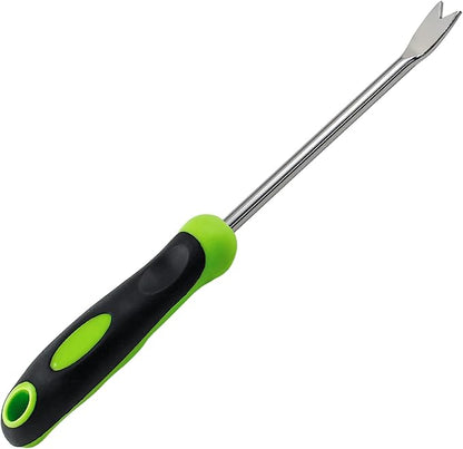 Dandelion Weeder Puller Tool with Soft Handle, Stainless Steel Garden Weed Remover Tool Weed Puller