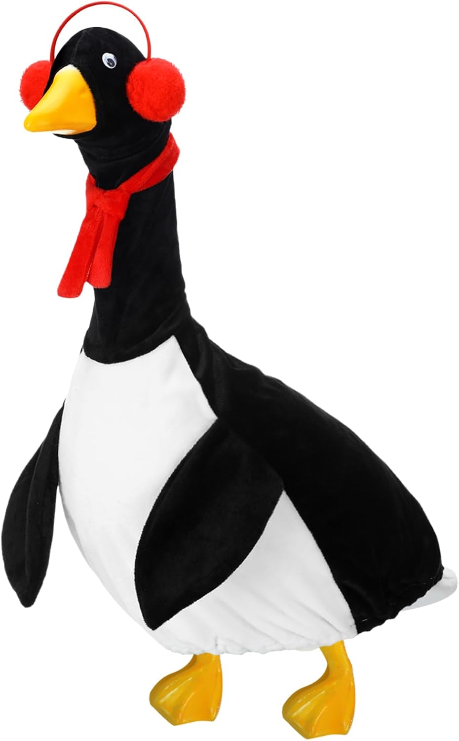 Outus Halloween Penguin Goose Outfits Funny Penguin Porch Goose Outfit 23 Inch Holiday Lawn Plastic