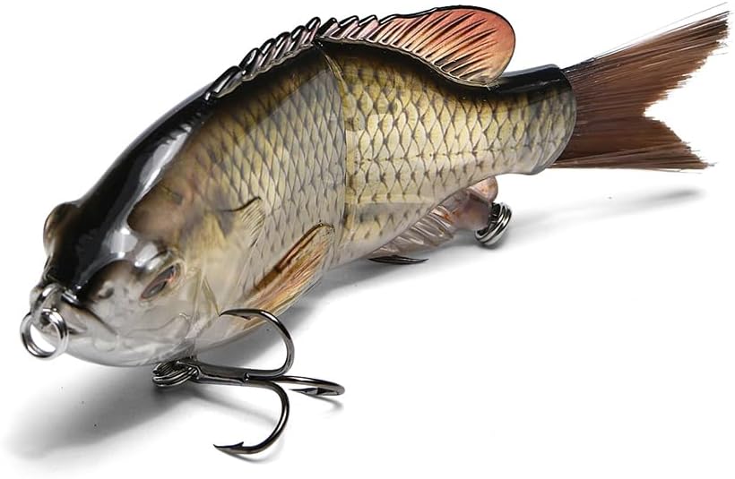 5.9in Multi Jointed Swimbait Fishing Lures Bait,2 Segment Big Giant Sinking Fishing Bass