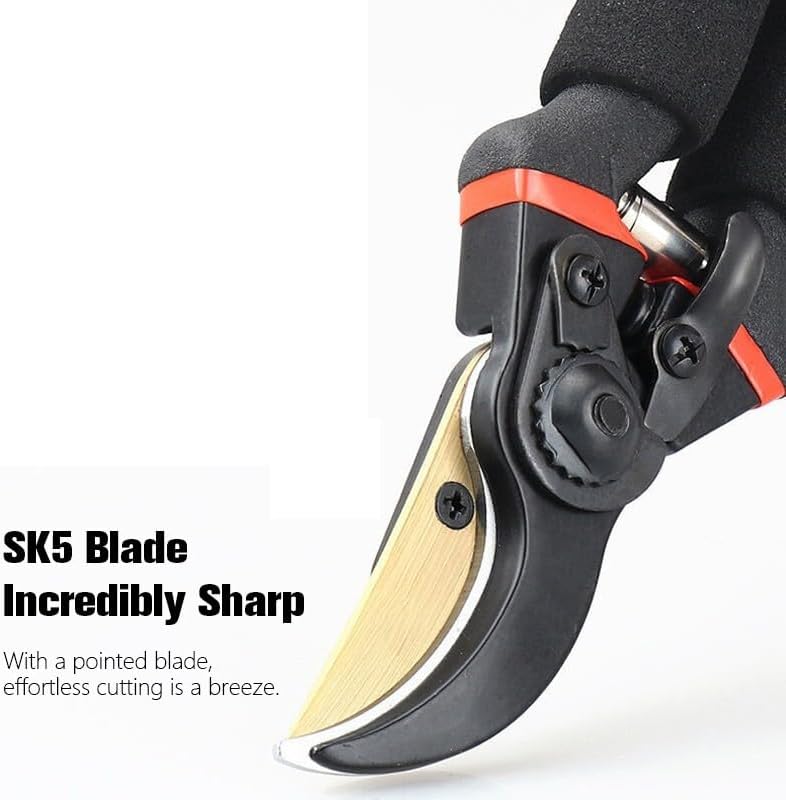 Astorn Premium Bypass Pruning Shears for Gardening - Heavy Duty, Ultra Sharp Garden Shears