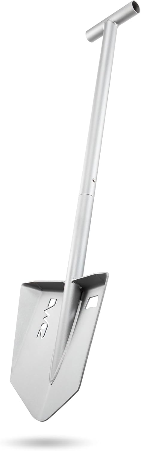 DMOS Nomad Shovel - 2-Piece Collapsible Lightweight Aluminum Shovel for Camping, Overlanding