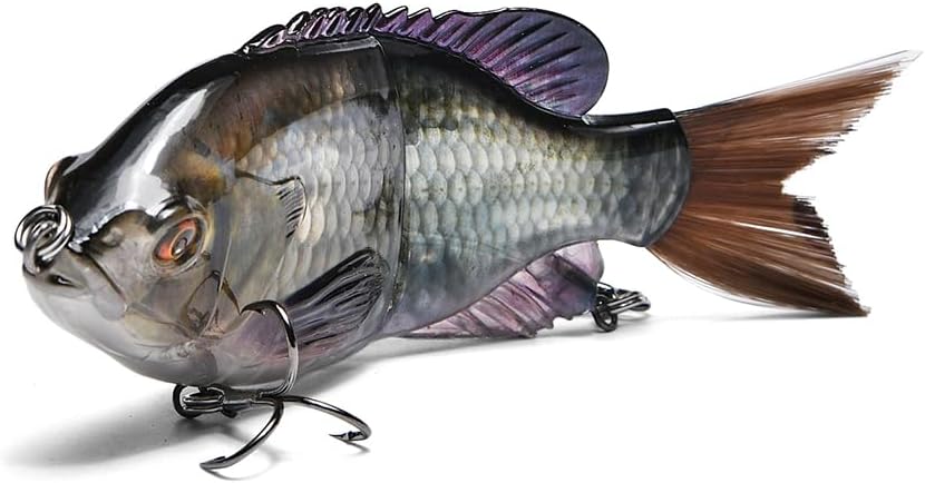 5.9in Multi Jointed Swimbait Fishing Lures Bait,2 Segment Big Giant Sinking Fishing Bass