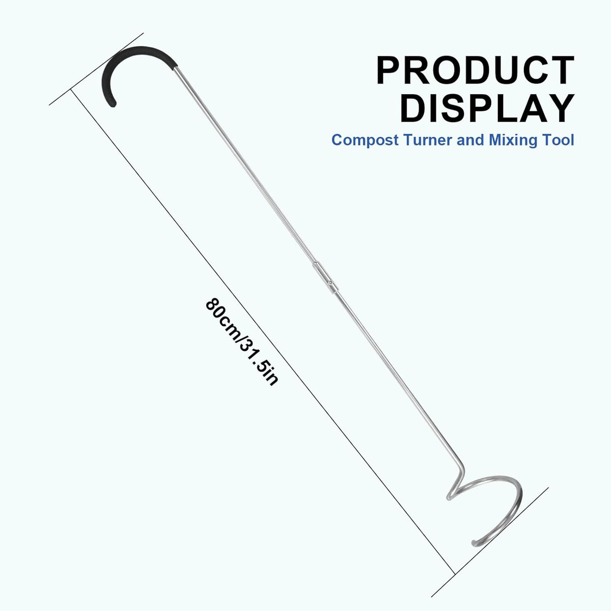 SQUEEZE master Compost Aerator-Compost Turner and Mixing Tool-Compost Aeration Tool