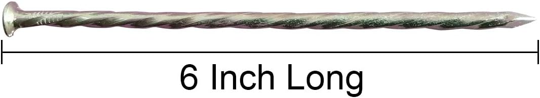 Artificial Turf Stakes Galvanized Metal Spiral Landscape Spikes for Fake Landscaping Grass, 35