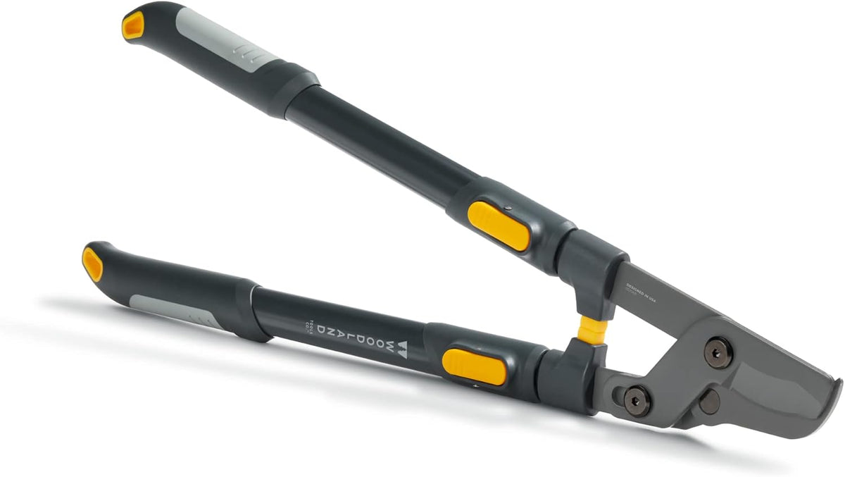 Woodland Tools Heavy Duty Extendable Lopper – 25 to 37 Inch Telescoping Branch Cutter with