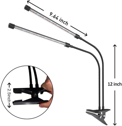 40W Grow Light LED Plant Grow Lights Full Spectrum for Indoor Plants, Auto ON Off with 3/9/12H
