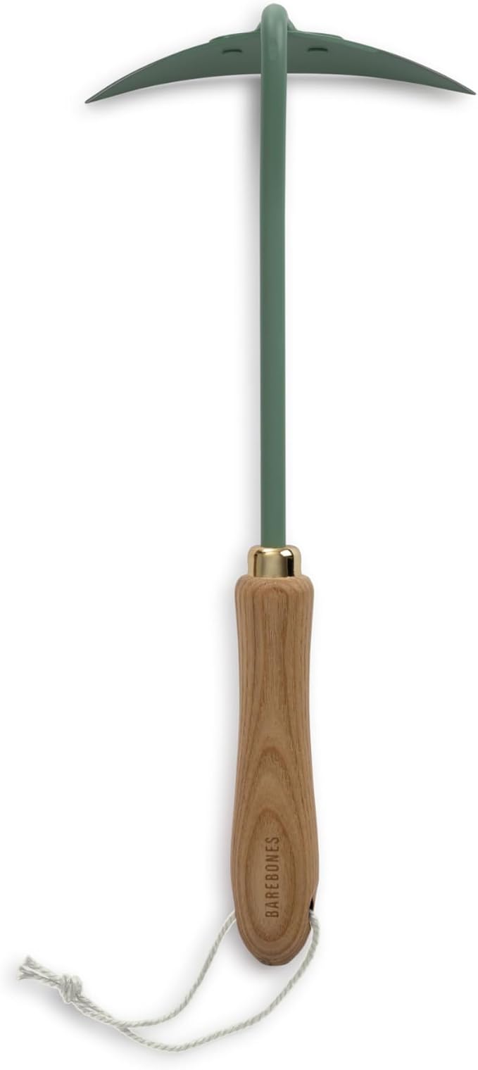 Barebones Triangle Hoe - Stainless Steel Blade Japanese Gardening Tools for Weeding Long Handle and