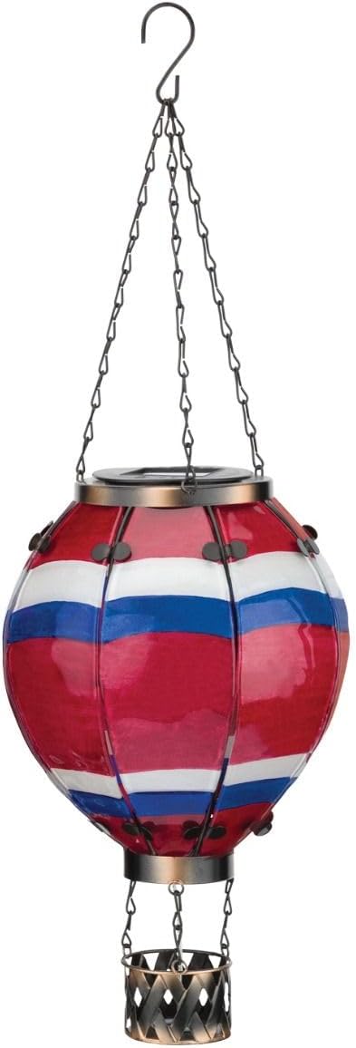 Regal Art & Gift Hot Air Balloon Solar Lantern – Hanging Solar-Powered LED Lights, Waterproof