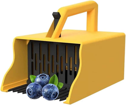 Blueberry Picker Tool with Comb,Berry Picker Rake with Metal Comb and Ergonomic Handle,Scoop