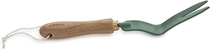 Barebones Dandelion Weeding Fork - Gardening Hand Tools - Japanese Hand Weeder, Weed Puller, and