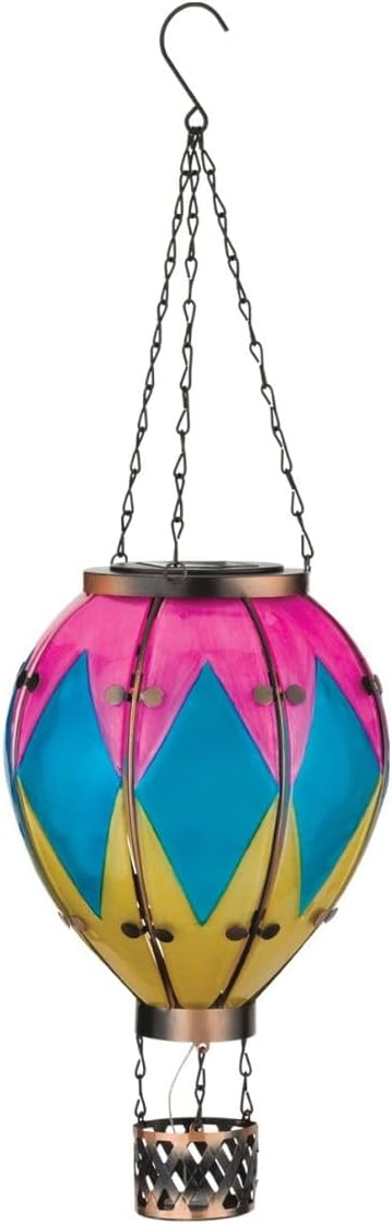 Regal Art & Gift Hot Air Balloon Solar Lantern – Hanging Solar-Powered LED Lights, Waterproof