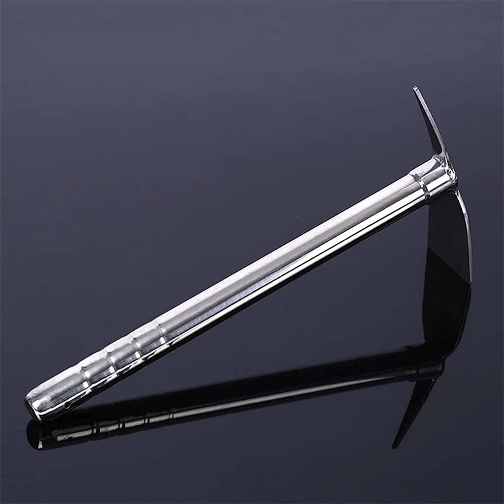 15 inch Stainless Steel Garden Hoe Pick Multipurpose Hand Tool Digging Weeding Turning Soil Mining