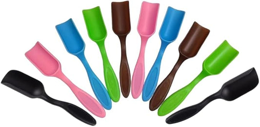 10Pcs NINGDAN Mini Shovel,Plastic Mini Gardening Shovel Spoons Soil Scoops,Cultivation Digging