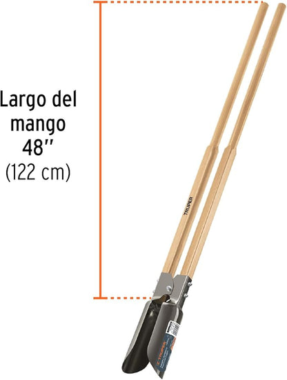 TRUPER CA-36 45" Round Handles Atlas Pattern Post Hole Digger