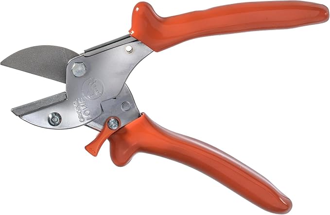 Original LÖWE 5 Professional Anvil Pruning Shears 5.107 with Stainless and Non-Stick Coated Steel
