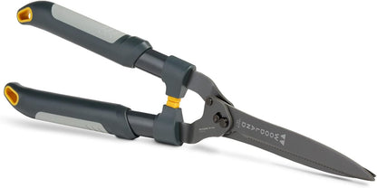 Woodland Tools Heavy Duty Hedge Shears, 25 Inch Manual Hedge Clippers with 10 Inch Lever-Assist