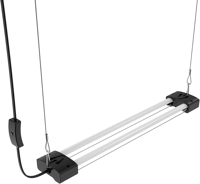 DYMOND BoostGro LED Seed Starter Grow Light Full Spectrum Linkable 5000k Daylight + 660nm Red +