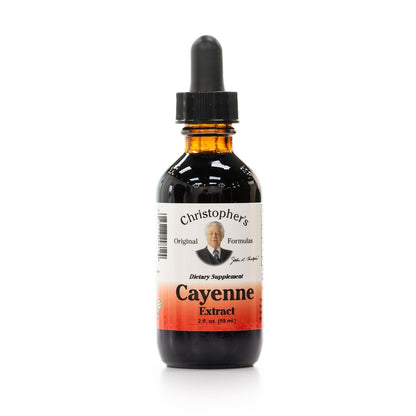 Christopher's Original Formulas Cayenne Extract - 2 fl oz Liquid | Premium Herbal Supplement for