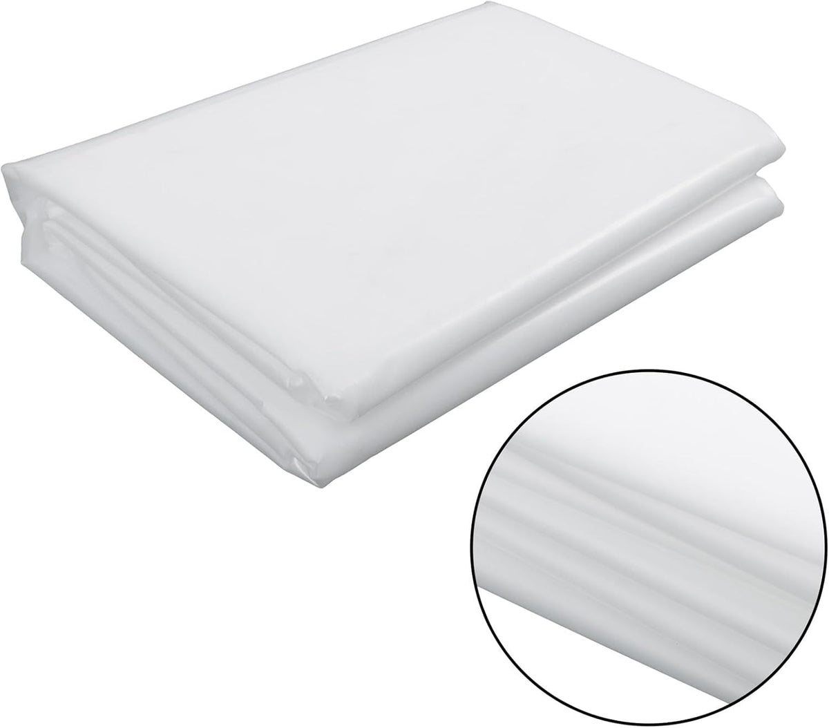 24 x 25FT Greenhouse Plastic Sheeting, 6 Mil Heavy Duty Clear Polyethylene Film, Covering for