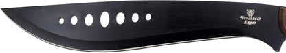 Snake Eye Machete with Heavy Duty Construction-Ergonomic Non-Slip Handle and Belt Sheath for