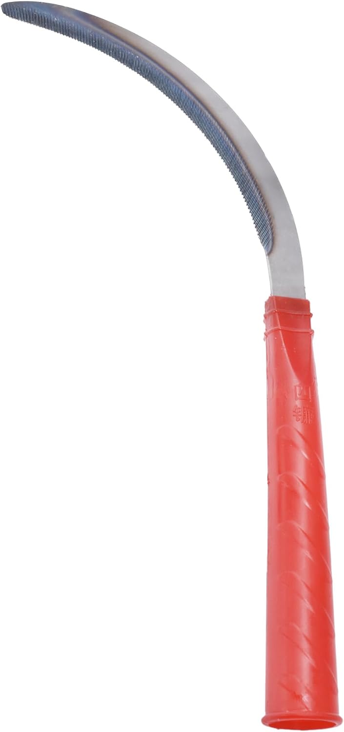 1pce 300mm/11.81in Carbon Steel Billhook Brush Clearing Sickle for Grass,Weeding Tools for