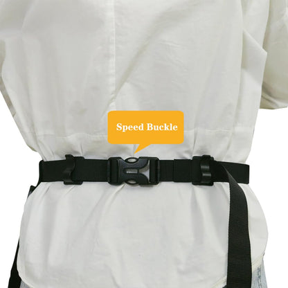 Bafelia Garden Apron for Women with 7 Pocket,Half Florist Apron Harvesting Apron (Green Flowers)
