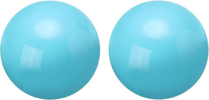 uxcell 2 Pcs Gazing Globe Decor Ball 2.5 Inch 63mm Reflective Garden Sphere Hollow Ball, Seamless