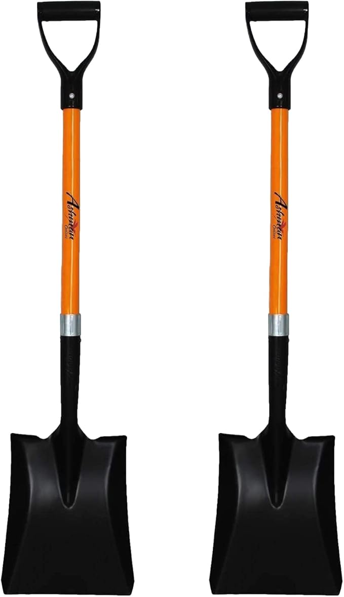 Ashman Transfer Shovel (2 Pack) – 41 Inches Long D Grip with Durable Handle – A Premium Quality