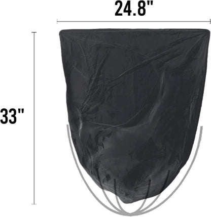 13 Gallon Trash Bags, 1000 Count Bulk Value Pack, Black Tall Kitchen Garbage bags, Multi-purpose