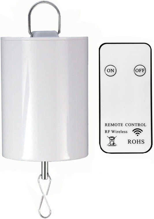 Hanging Display Motor with Remote Battery Operated 20 RPM Rotating Motor for Wind Spinner Mobile