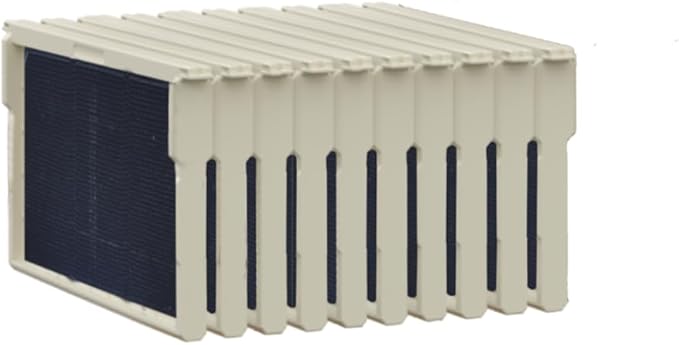 Apimaye Insulated 7 Frame Langstroth Nucleus Assembled Bee Hive Set with Plastic Core Frames &