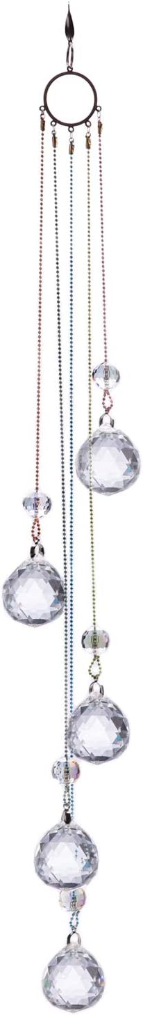 Crystals Ball Prisms Suncatcher Hanging Ornament Rainbow Maker for Home,Garden Decoration