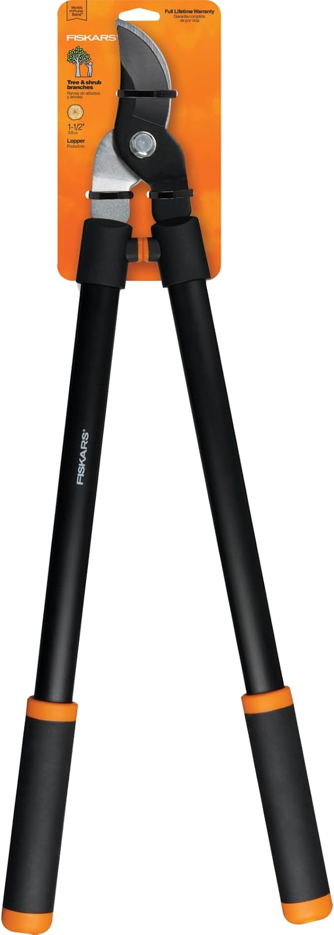 Fiskars 28" Loppers for Tree Trimming, Heavy Duty, Rust-Resistant Sharp Bypass Steel Blade Loppers