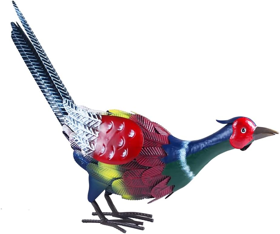 Rooster Statue Chicken Sculpture Garden Decoration Metal Yard Art for Yard Outdoor Decoration