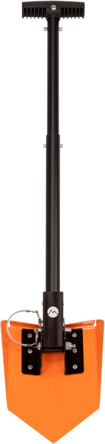 DMOS Delta Shovel - Collapsible Heavy-Duty Steel Folding Shovel for Camping, Overlanding, Survival