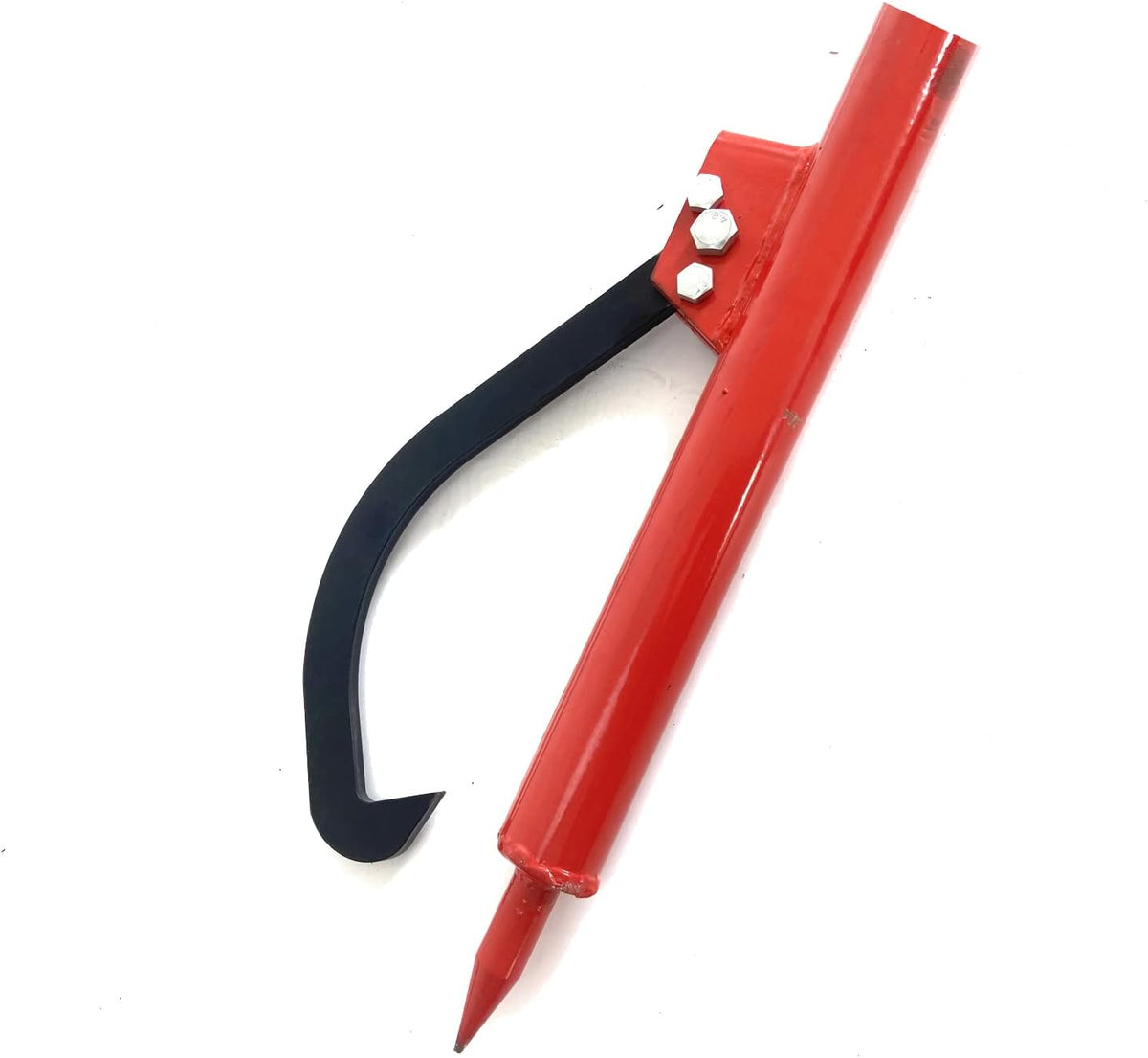 Log Peavey Steel Handle Log Peavey Tool - Logger Peavy Hook Log Roller Tool, max 19 Inch Opening