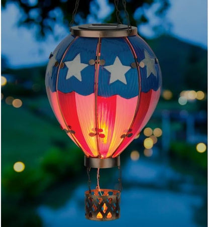 Regal Art & Gift Hot Air Balloon Solar Lantern – Hanging Solar-Powered LED Lights, Waterproof