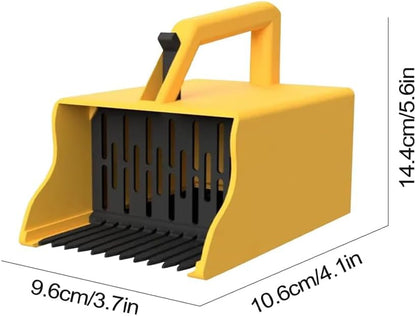 Blueberry Picker Tool with Comb,Berry Picker Rake with Metal Comb and Ergonomic Handle,Scoop