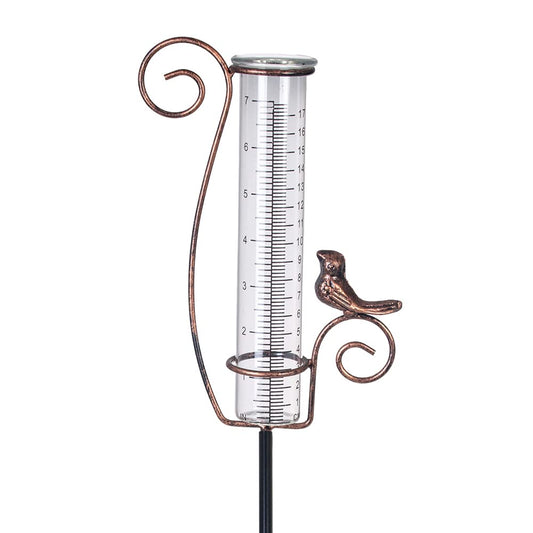 HOBYLUBY Rain Gauge Outdoor, 7 Inch Rain Gauges for Measuring Precipitation